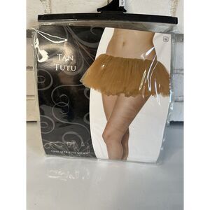 Spirit Halloween Tan Tutu : Stretches ONE SIZE